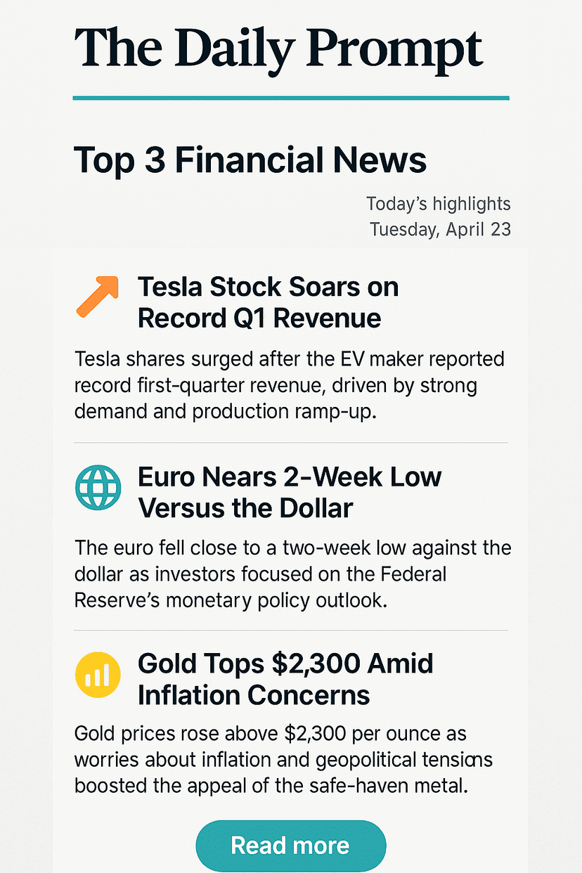News & Updates example
